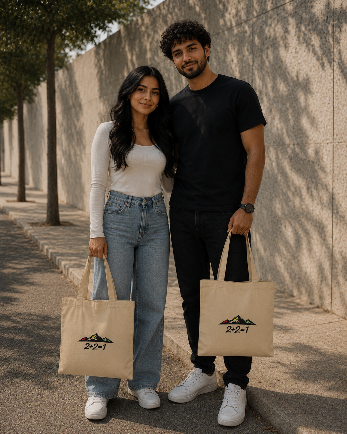 2+2=1 l Eco Tote Bag