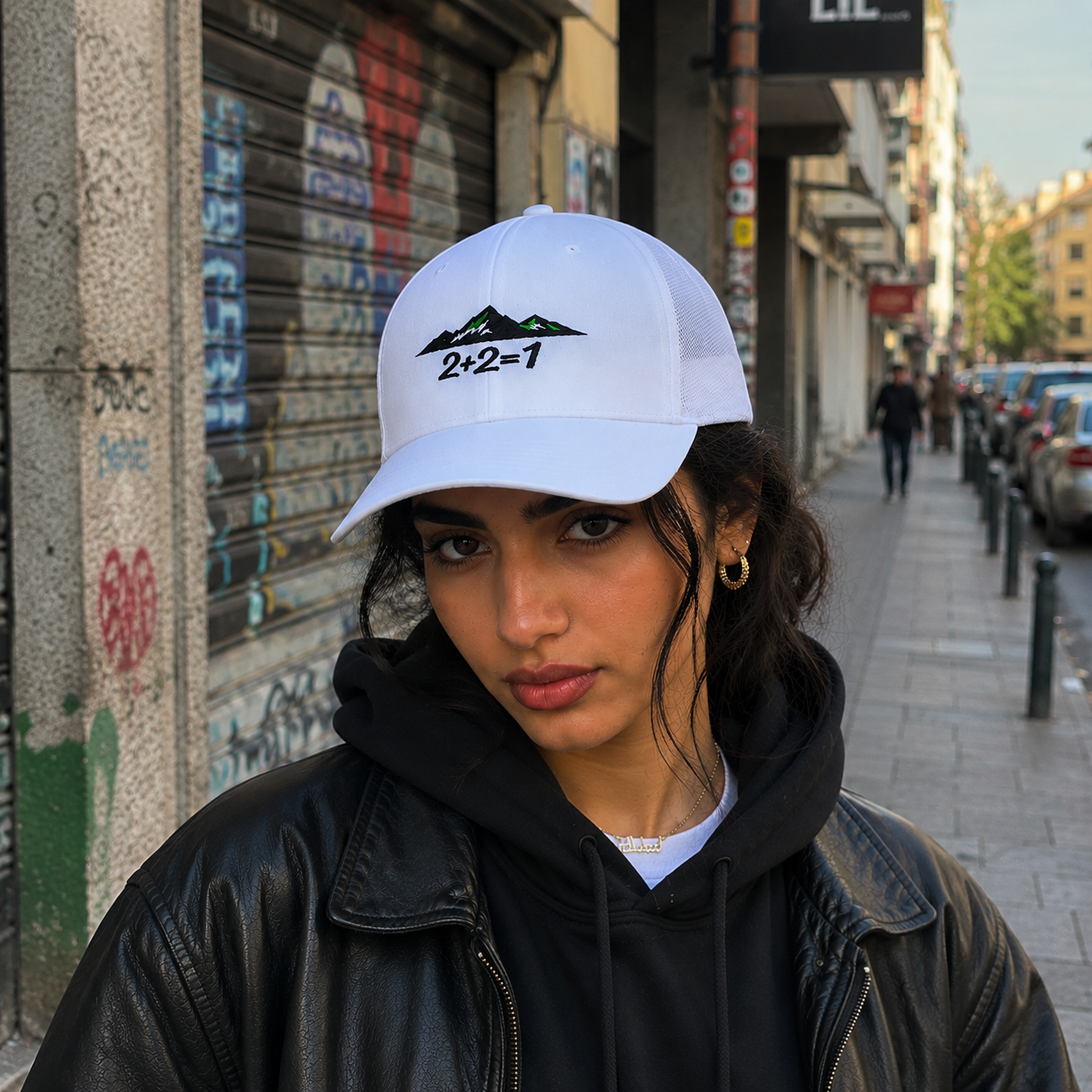 2+2=1 Trucker Cap