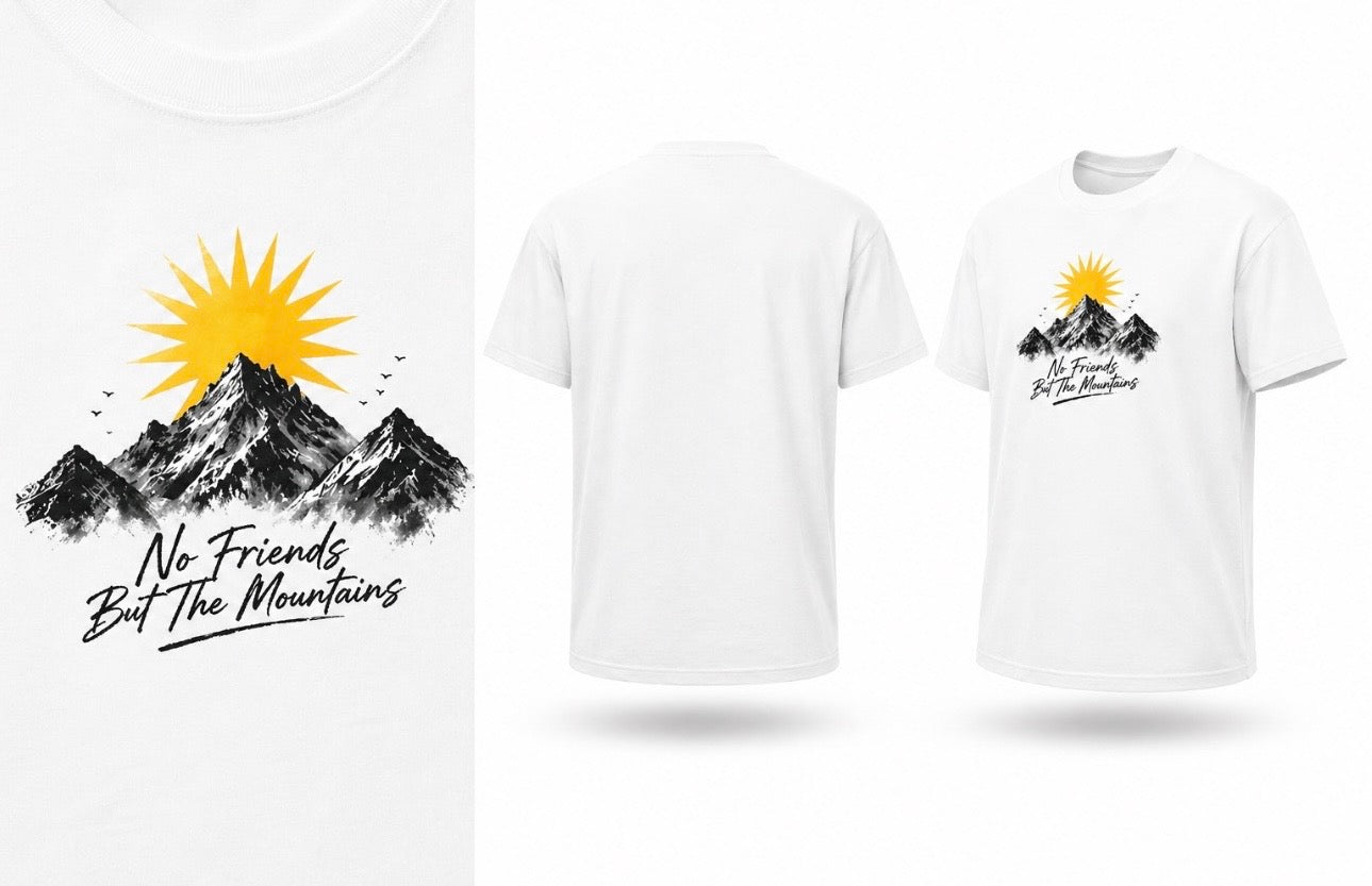No Friends But The Mountains l Unisex Cotton Tee
