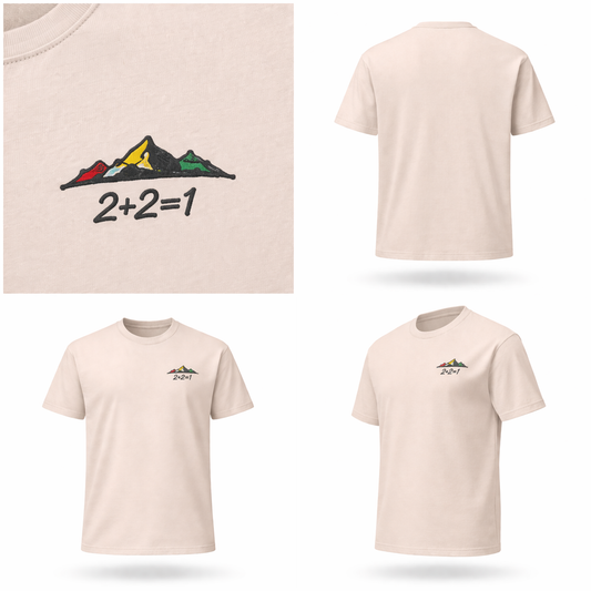 2+2=1 Kurdish l Unisex cotton T-shirt