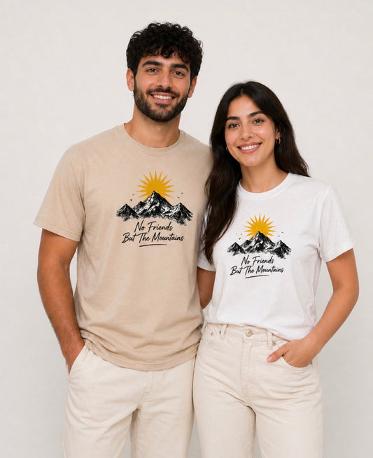 No Friends But The Mountains l Unisex Cotton Tee