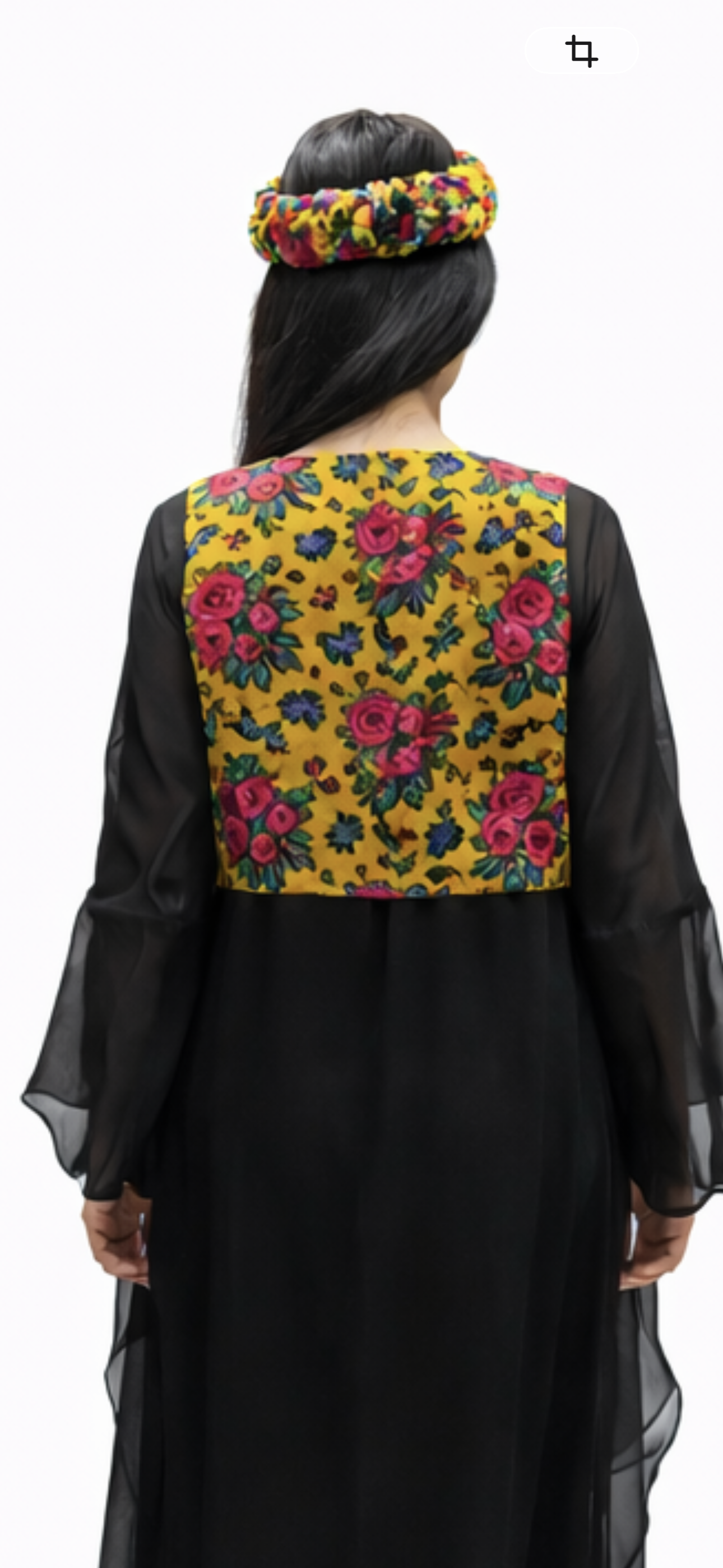 Kurdish Floral Vest - Traditional Design