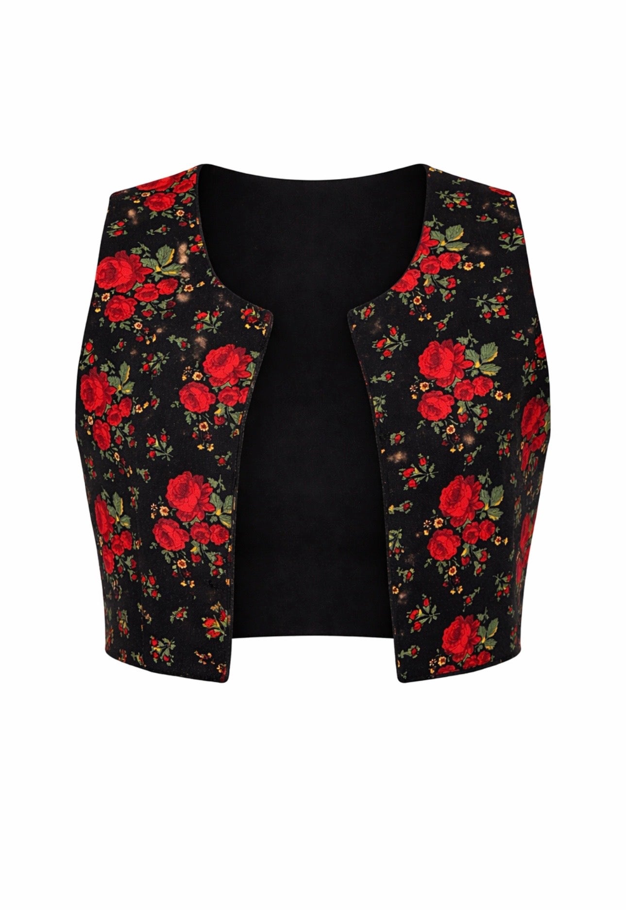 Traditional Kurdish clothing. Kurdish vest with flowers