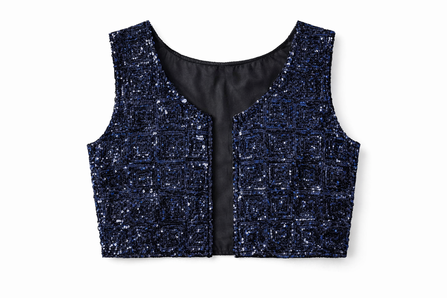 Navy Blue Kurdish Vest - Classic Outfit