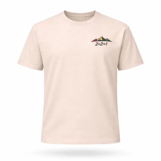 2+2=1 Kurdish l Unisex cotton T-shirt