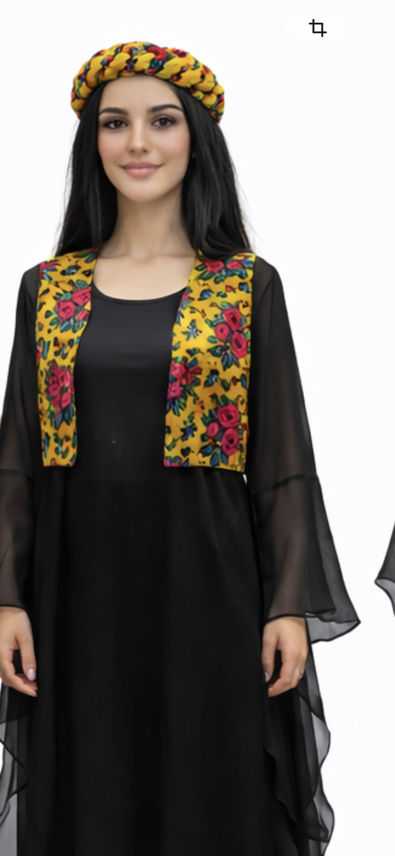 Kurdish Floral Vest - Traditional Design