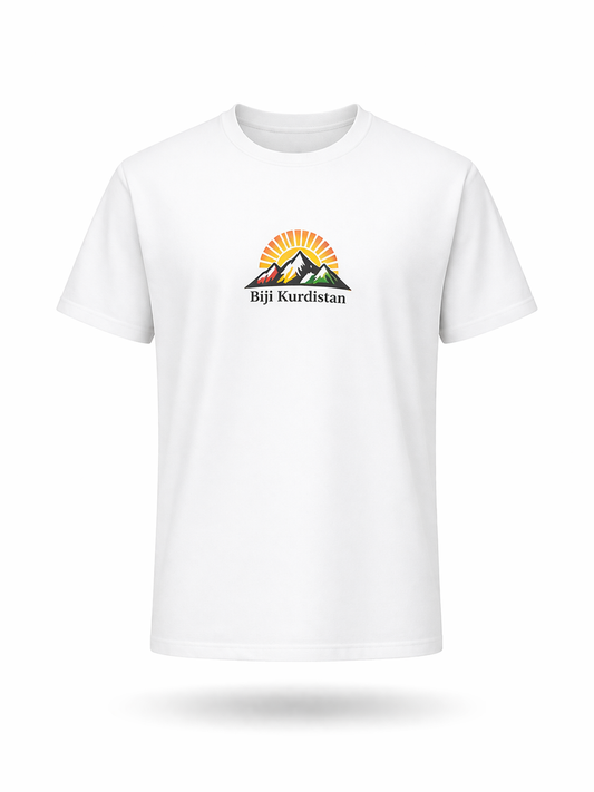 Biji Kurdistan & Mountain l Unisex cotton  T-shirt