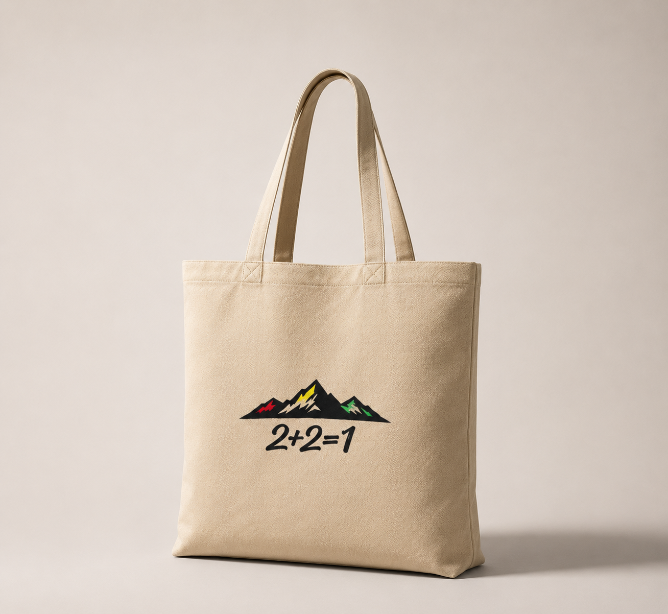 2+2=1 l Eco Tote Bag