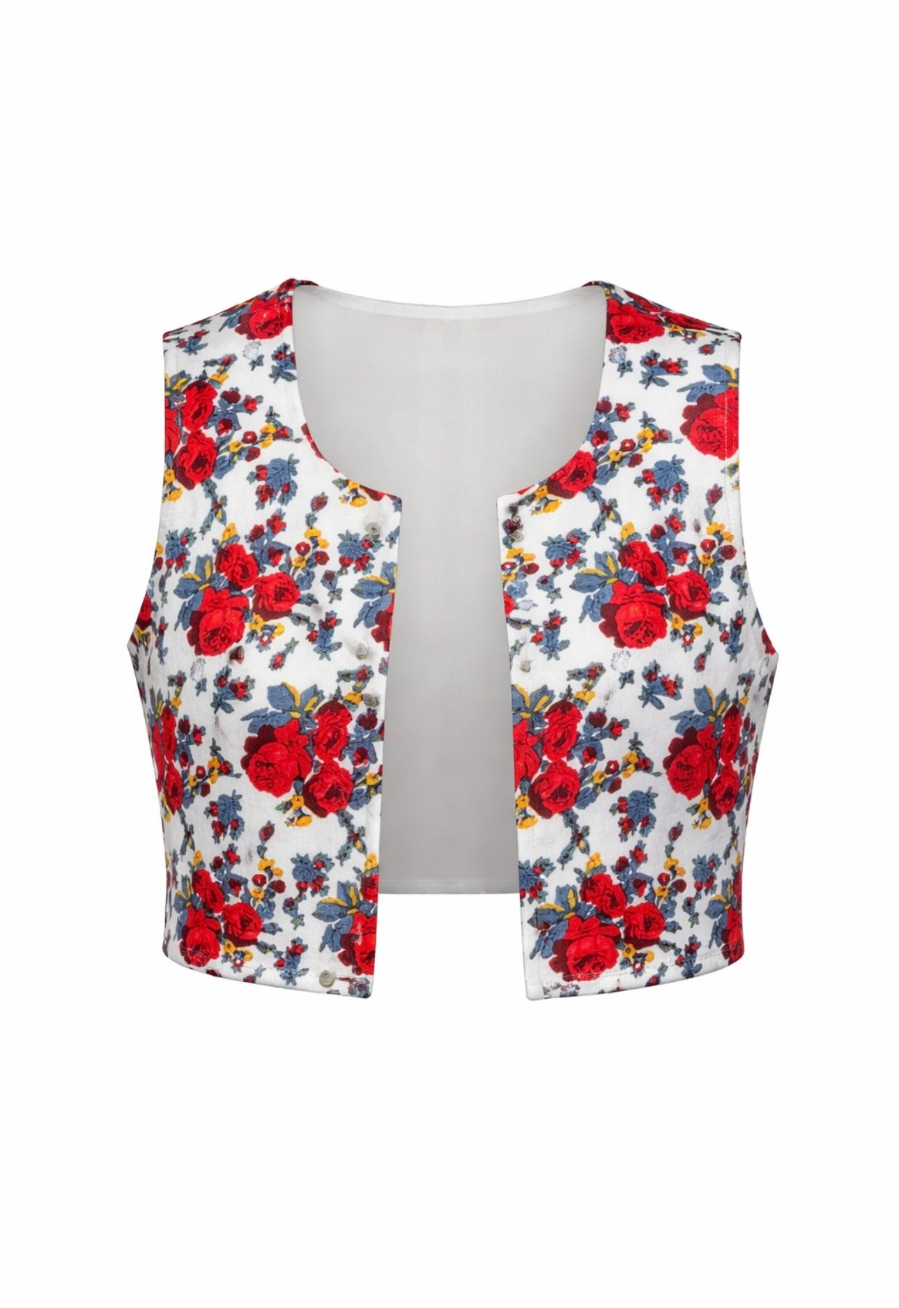 Traditional Kurdish clothing. Kurdish vest with flowers