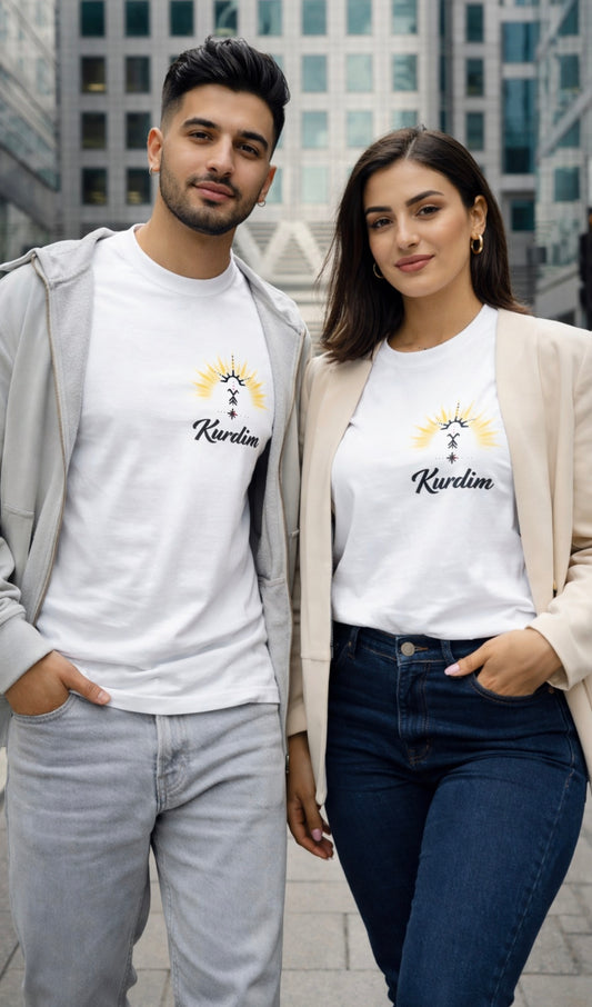 Kurdim, kurdish t-shirt with kurdish symbols