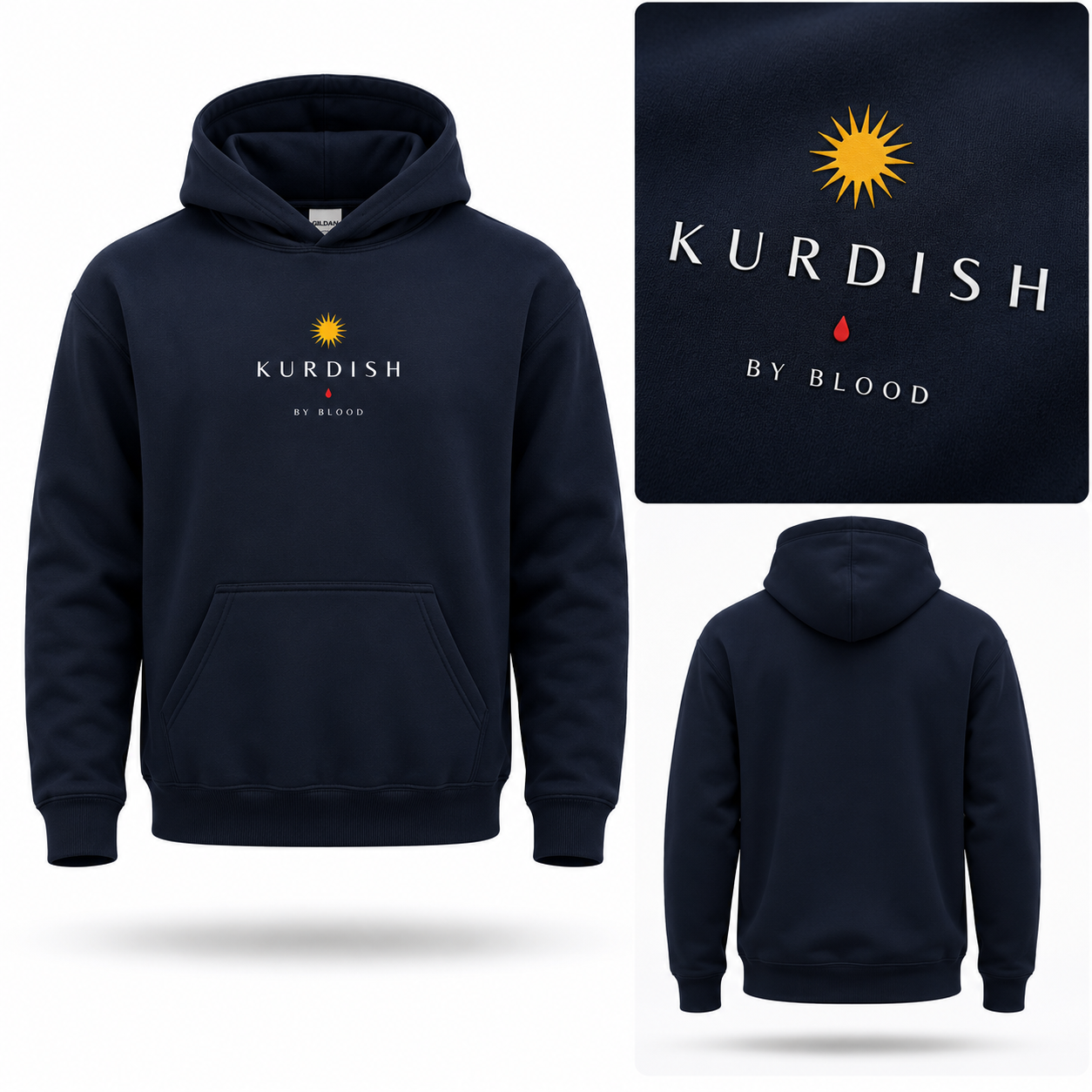 Kurdish by Blood Hoodie