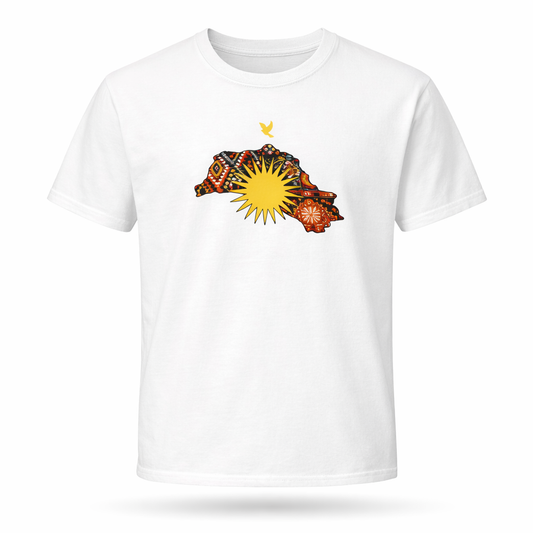 Kurdistan Map & Sun l Unisex T-Shirt