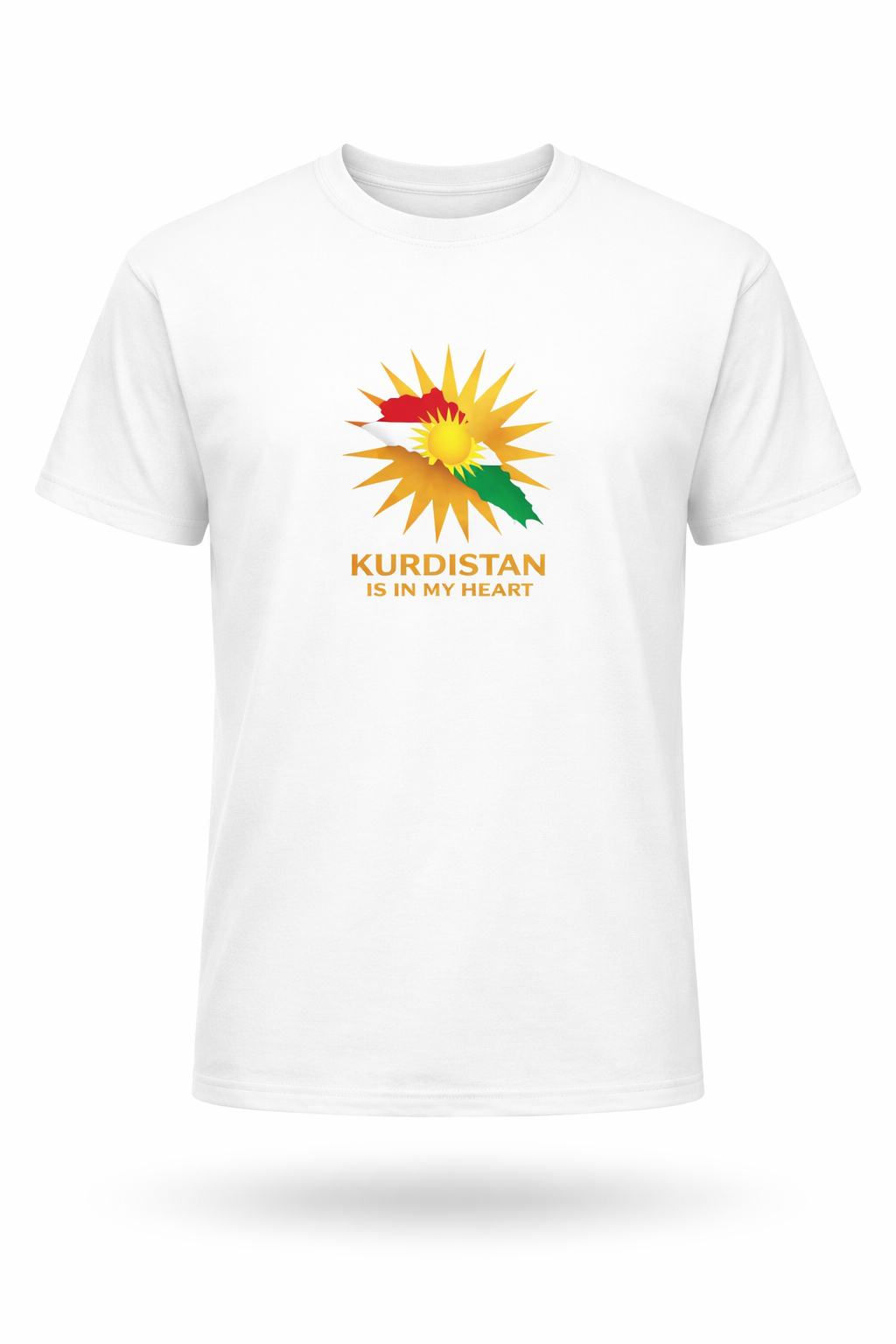 Kurdistan ist in meinem Herzen – Unisex-Baumwoll-T-Shirt