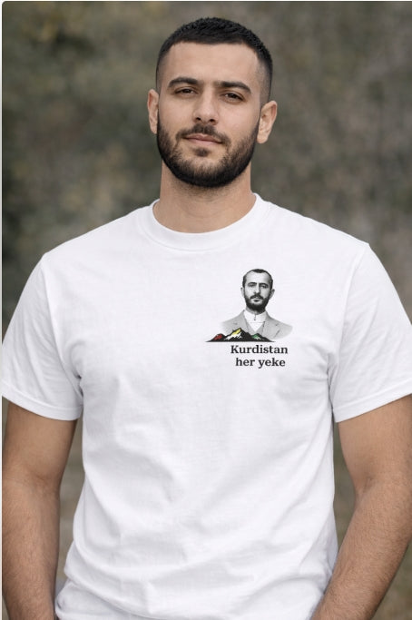 Qazi Muhammad Design T-shirt - Kurdistan Her Yeke