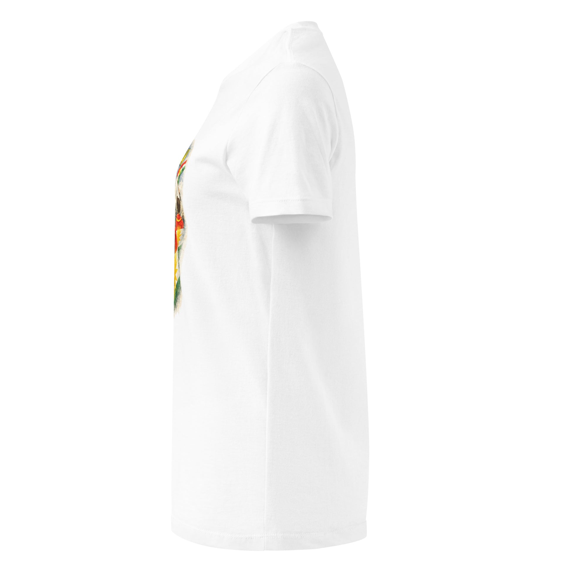 White t-shirt showing people with Kurdish flags and the text “Freedom for Kurdistan”